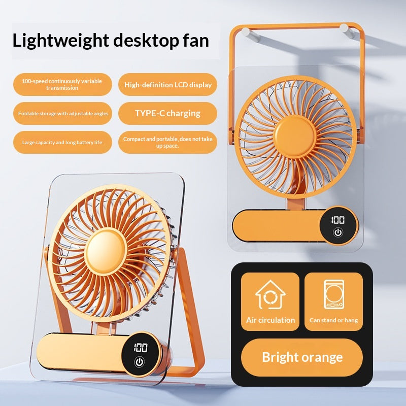 Clip-On Rechargeable Mini Portable Fan