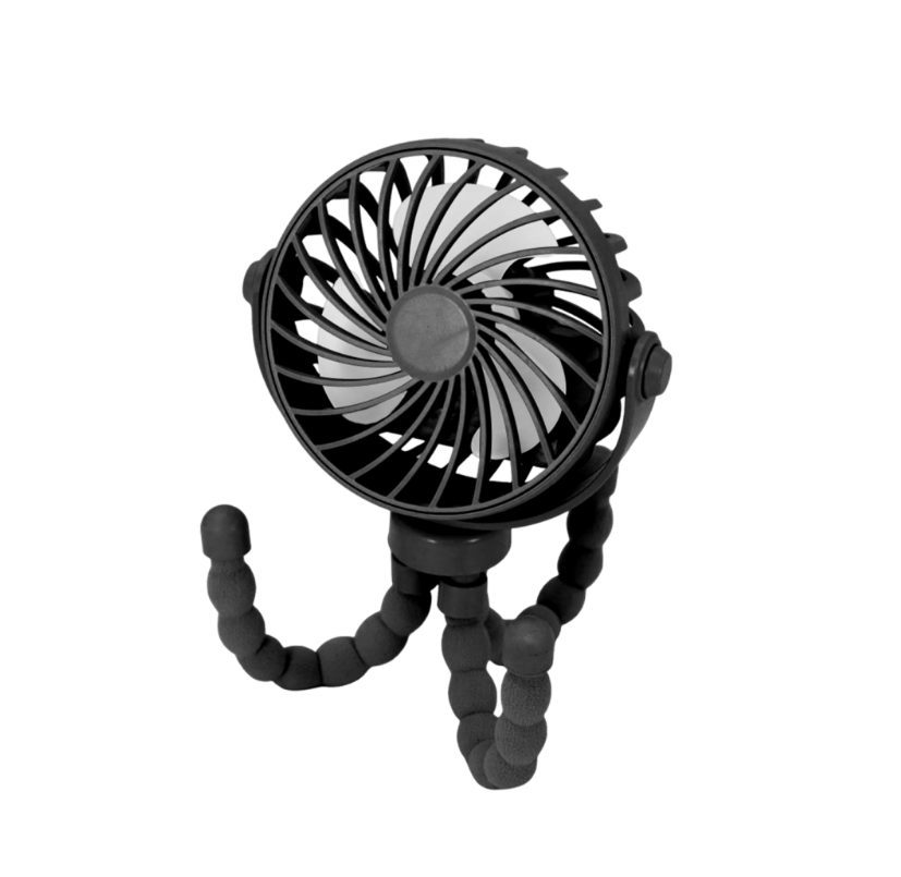 Flexible Octopus Rechargeable Clip Fan
