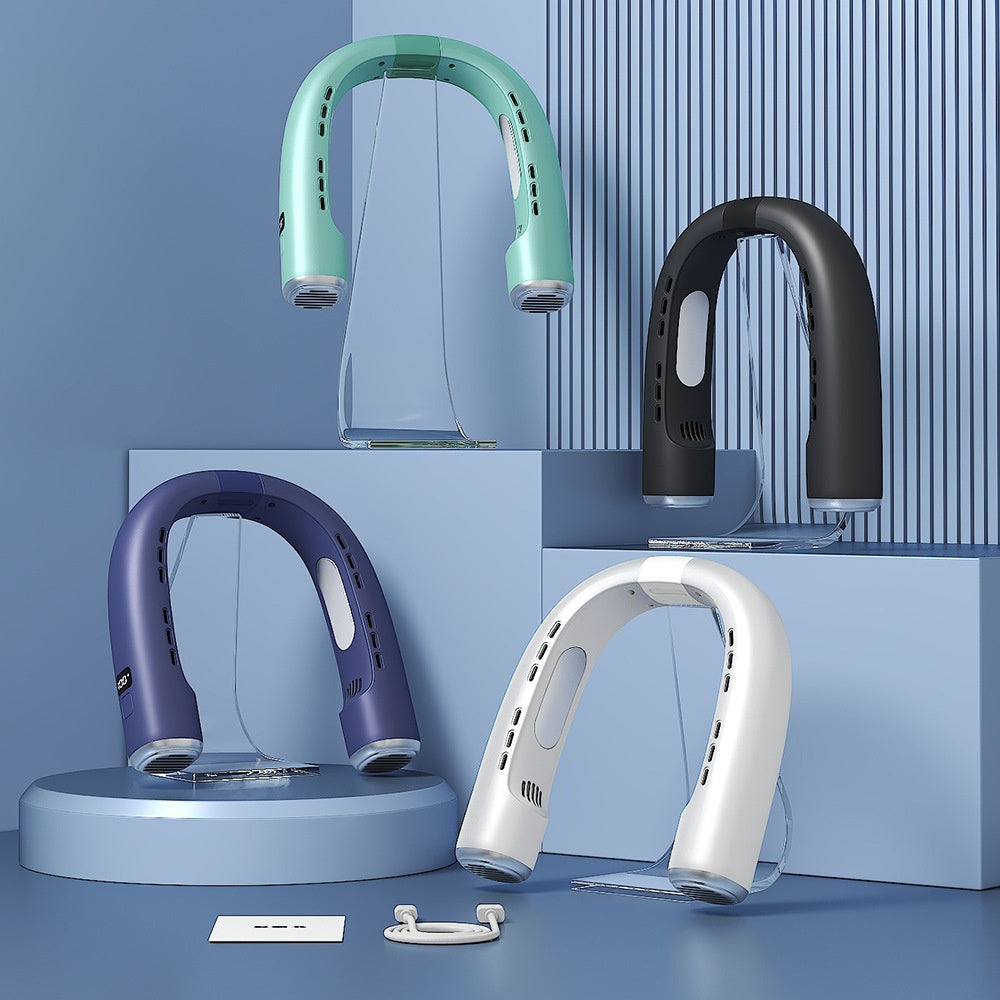 Portable Neck Fan - Hands-Free Personal Cooling